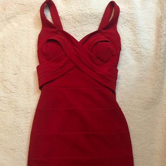 emerald sundae red dress